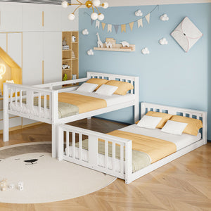 Solid Construction Bunk Bed & Ladder