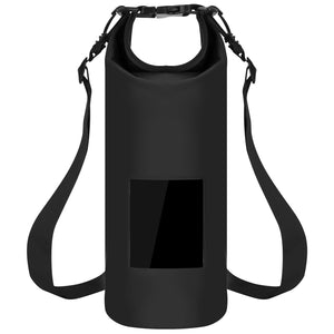 Floating Waterproof Dry Bag Floating Dry Sacks with Observable Window 10L Roll Top Lightweight Dry Storage Bag for Kayaking Rafting Boating Swimming C
