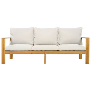 Outdoor 3pcs Acacia Sectional Patio Sofa Set