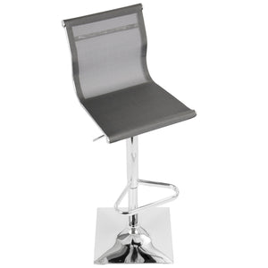 Mirage - Contemporary Adjustable Barstool With Swivel