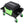 Heavy Duty Mechanic Stool With Wheels And Soft Rubber Cushion And 330Lbs Capacity - Green
