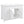 Bathroom Vanity With Sink, 6 Soft Close Drawers & Double Doors - White