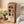 Rustic Wooden Storage Cabinet with Decorative Cutout Door & 2 Drawers