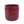 3 Pieces Ceramic Flowerpot Set, Bean Paste Red