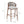 Outdoor Bar Height Metal Frame Counter Stools with Scallop-Shaped Backrest & Water-Resistant Cushions