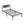 ModerMetal Bedframe With Wood Panel Headboard