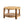 Round Coffee Table with Solid Wood for Living Room