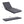 White Acacia Solid Wood Outdoor Chaise Lounge with Dark Grey Cushion