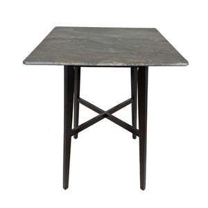 Modern Bar Height Dining Table, Rubberwood Legs and Laminate Table Top