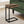 Accent Table, C - Shaped Contemporary Elegant Design