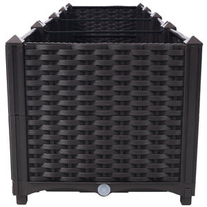Deep Raised Garden Bed Plastic Planter Boxes