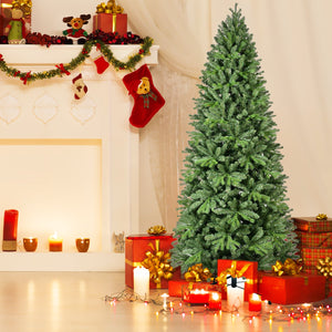 7.5FT Christmas Tree with 1599 Tips and 450 Warm Lights