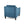 Blue Velvet Upholstered Club Chair