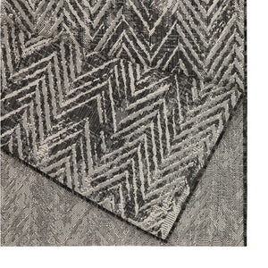 Sunshine - 5'3" X 7'3" Indoor & Outdoor Area Rug - Anthracite