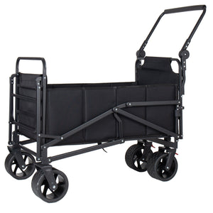 2-in-1 Multifunctional Folding Wagon Cart and Convertible Beach Chair
