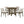 Crispin - 5 Piece Round Dining Table Set With Upholstered Chairs - Brown