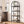 Tall 4 Tier Arched Open Bookshelf Storage Rack - Black