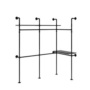 Industrial Pipe Clothing Rack