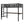 Metal Twin XL Size Loft Bed with Power Outlet and LED Light