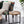 Round Side Table With Wood Top, End Table For Living Room Bedroom - Black Brown