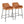Daniella - Industrial Fixed Height Counter Stool (Set of 2)