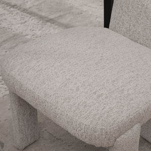 Armless Curved Back Accent Chairs