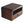 Chunky Chestnut Floating Bedside, 1-Drawer, 1 Open Slot