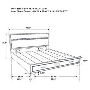 Corbin - Glittering Bedroom Set