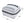 Karim Faux Yarn Large Accent Pouf in Ivory and Gray