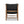 Oxford Leather Mid-Century Modern Accent Chair - Noir Black