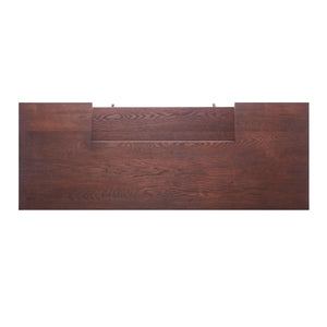 41.35"H Bar Table or Wine Cabinet - Brown Antique
