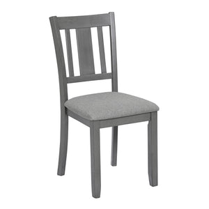 6 Pieces Kitchen Dining Set, Rectangular Wooden Dining Table With 4 Upholstered Chairs And A Bench