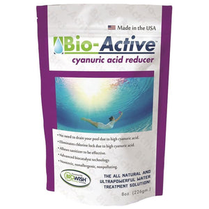 Bio-Active Non Polluting Cyanuric Acid Reducer Powder for Pools, 8 Oz (3 Pack)
