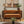Jared Roll Arm Tufted Bench Settee, Burnt