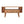 Solid Wood Mini Rounded Entertainment Unit, Nordic Legs