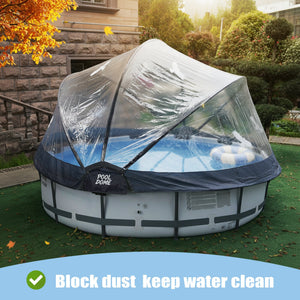 15 Ft Round Multifunctional All Weather Pool Dome Enclosure