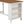 5 Pieces Counter Height Rustic Farmhouse Dining Room Wooden Bar Table Set With 2 Stools And 2 Chairs