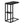 Accent Table, C-Shaped, Marble Look Contemporary & Modern Convenient Design