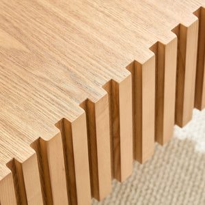 31.5 Inch Modern Handcraft Drum Coffee Table