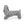 Charming Cocker Spaniel Dog Statue Bench Gray Magnesium Oxide