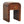 Mini Darcy Chestnut Nightstand with Curved Edges, 1-Drawer