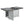 Extendable Rectangle Aluminum Alloy Fire Pit Table, 50,000 BTU
