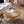 Modern Round Coffee Table with Wooden Carving Pattern and Metal Legs