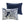 7 Piece Cotton Printed Comforter Set - Indigo - Cal King