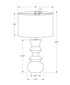 Lighting, Ceramic, Contemporary Table Lamp