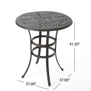 Cast Aluminium Bar Table