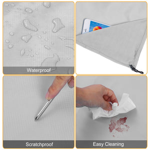 Portable Beach Blanket 4.6’ x 6.6’ Waterproof Foldable Camping Rug Pocket Sandproof Picnic Mat for Camping Picnic Hiking Grass Travel
