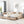 Mid-Century Storage Upholstered Tufted Bed Frame with Backrest and Armrests