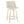 Toriano - Contemporary Fixed Height Counter Stool Swivel With Round Footrest (Set of 2)