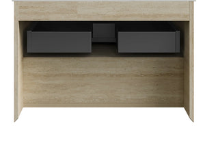 FRIGGA 30" Wall-Mounted Cabinet with One Drawer and Open Shelf
